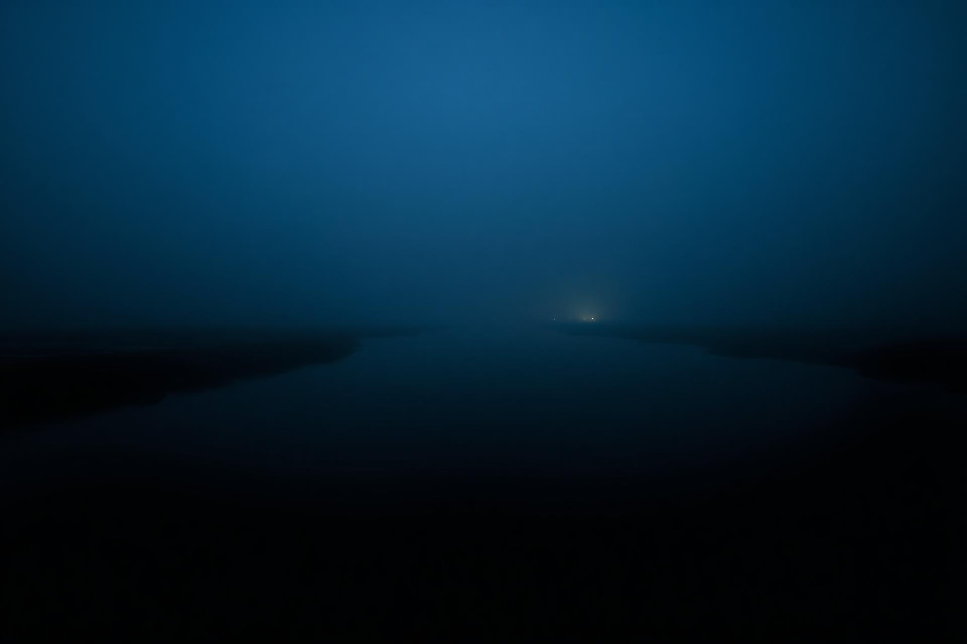 River at twilight